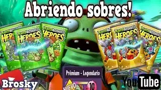 Plantas vs Zombies: Heroes l Abriendo sobres l ¡¡ME TOCA LEGENDARIA Grabando por primera vez!!