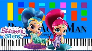 Shimmer and Shine - Magic Mirror (Slow Easy Medium) Piano Tutorial 4K
