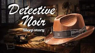 Detective Noir | Sleep Story | 1940s Film Noir Ambience