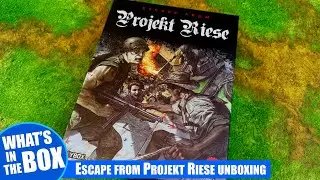 ESCAPE FROM PROJEKT RIESE Board Game Unboxing  |  Raybox Games