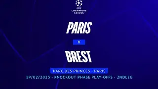 PSG vs Brest | UCL Playoffs 2nd Leg | All Key Moments