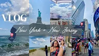 New York + New Jersey Travel Vlog!!! Summer 2023 | long beach island, liberty state park + more
