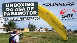 Unboxing da Asa de Paramotor Sol XC Runner 240