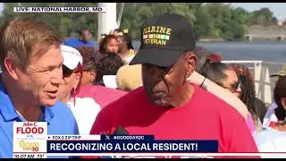 John C. Flood Honors Veteran with HVAC Giveaway at National Harbor Zip Trip