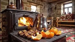 SOBA SESİ  🔥 | Village Stove sound |  Chulha Fire Sound for Deep Sleep/ Soba Sesi -STOVE FİRE SOUND