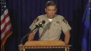 Sheriff Doug Gillespie Press Conference about Injuried Officer Madland