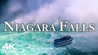 NIAGARA FALLS 🇨🇦 🇺🇸 Drone Aerial 4K | Ontario Canada