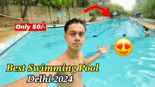 Delhi Ka Sabse Sasta Aur Sabse Best Swimming Pool 😱 Only 50/-💸