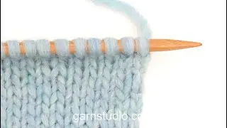 How to work edge stitches in stocking stitch &ndash; Nordic knitting style