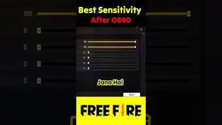 Best SENSITIVITY After OB40 Update 😱