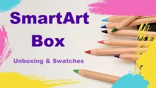 Smart art box Oct 2020 Unboxing and trying out the art supplies