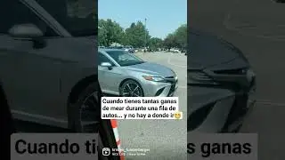 Cuando tienes que mear en un atasco de autos😩🚽 #humor #mear xd