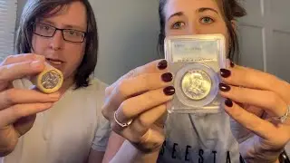 ASMR Sharing My Husband&rsquo;s Coin Collection (Whisper)