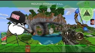 INSANE 4200 BOUNCE 1800 MINECRAFT MLG TRICKSHOT CROSS MAP AIRBANG ON A PIG WEARING WHITE FLAK JACKET