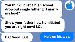 【Apple】My fiance's father finds out that I'm a high school drop out with a single father and...