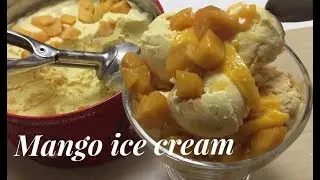 MANGO ICE CREAM/ SOFT & CREAMY/EASY TO MAKE NO ICE CREAM MACHINE