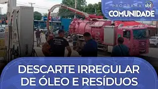 Empresas interditadas: Descarte irregular de óleo e resíduos
