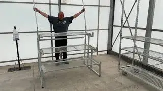 Wellmaster Fold Out Display Unit for Garden Centers and Greenhouses