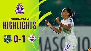 Sassuolo-Fiorentina 0-1 | Janogy di testa firma il successo per la viola | #SerieAWomenAthora