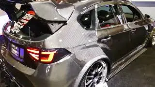Custom Subaru Four Door Hatchback At SEMA 2023 Las Vegas NV