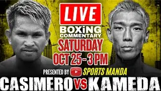 🔴LIVE! JOHN RIEL CASIMERO vs KYONOSUKE KAMEDA Full Fight Commentary! Featherweight Bout-10 Rounds