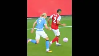 Saliba POCKETING Haaland 💪