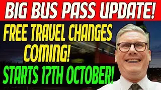 UK Bus Pass Changes 2025: Major Rule Updates Starting 17th October!