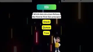 Data Structure | FIFO Principle #datastructures #quiz #dsa #fresher #interviewtips #shorts #viral