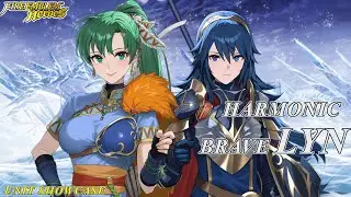 Fire Emblem Heroes - Harmonic Brave Lyn Unit Showcase ( Builds, Duo Dialogue & Animations )