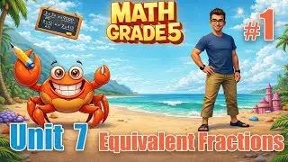 Math Grade 5 | Equivalent Fractions | شرح ماث خامسة ابتدائي لغات (ترم ثاني )
