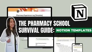 Pharmacy School Survival Guide - Notion Template Package for Pharmacy Students P1-P4 Year