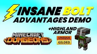 Showcasing my New Fighter's Bindings Build Advantages in Apocalypse +25 | Minecraft Dungeons