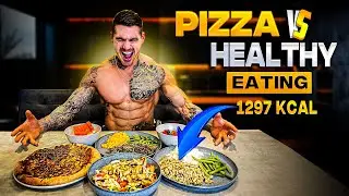 Pizza vs  Healthy Eating: What 1,297 Calories Looks Like