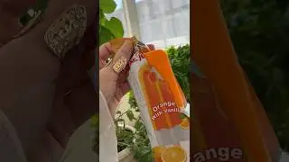 🍊🍨 orange with vanilla icecream ✨ #asmr