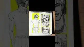 Скетч карандашом | Скетчинг: мужские персонажи | Cool Guys Art  #art #anime #sketch #drawing #арт