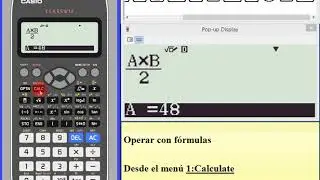 Crea fórmulas con tu calculadora fx-991EX