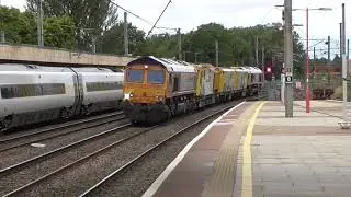 66733/66784 6x69 Carnforth Bottom End Sidings - Guide Bridge Sidings, 30th August 2021
