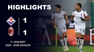 Fiorentina 1 - 1 AC Milan [ Full Highlight]