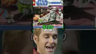 Ranking Starwars republic gunship lego sets with memes! #legostarwars #legoreview #legomeme #lego