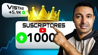 C&oacute;mo conseguir 1000 Suscriptores Para MONETIZAR tu canal en 7 dias
