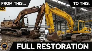 Unbelievable Restoration: 120-Year-Old Excavator Lifted from the Ocean Floor