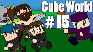 Cube World (Alpha) Кооператив с Mischief & The Party Crew, часть 15 &mdash; Я нашёл храм