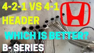4-2-1 vs 4-1 header B series. Which is Better? Side by Side!