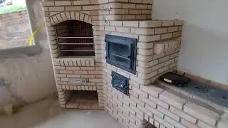 churrasqueira forno e fogão a lenha ângulo 45° Londrina PR