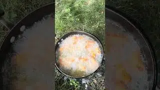 Cocinando unas ricas alitas 😋