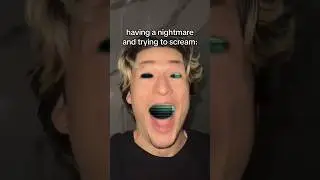 Trying To Scream😭#kirkiimad #tiktok #funny #real #relatable #night #fear #jumpscare #dream #shorts