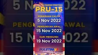 Tarikh Penting PRU15 | Malaysia Memilih