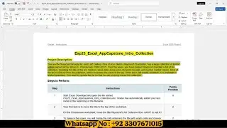 Exp25 Excel Chapter 1 Cumulative Assessment | Medical Expenses | Excel 365/2021 Step-by-Step