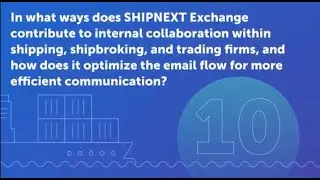 How does Shipnext Exchange enhance internal collaboration in shipping, shipbroking, trading firms?