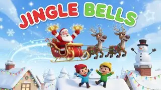 Jingle Bells Christmas Song for Kids | Fun Holiday Sing Along | Jolly Star Learning